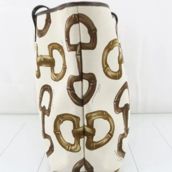 Authentic Gucci Canvas Tote Bag - Picture 4 of 13